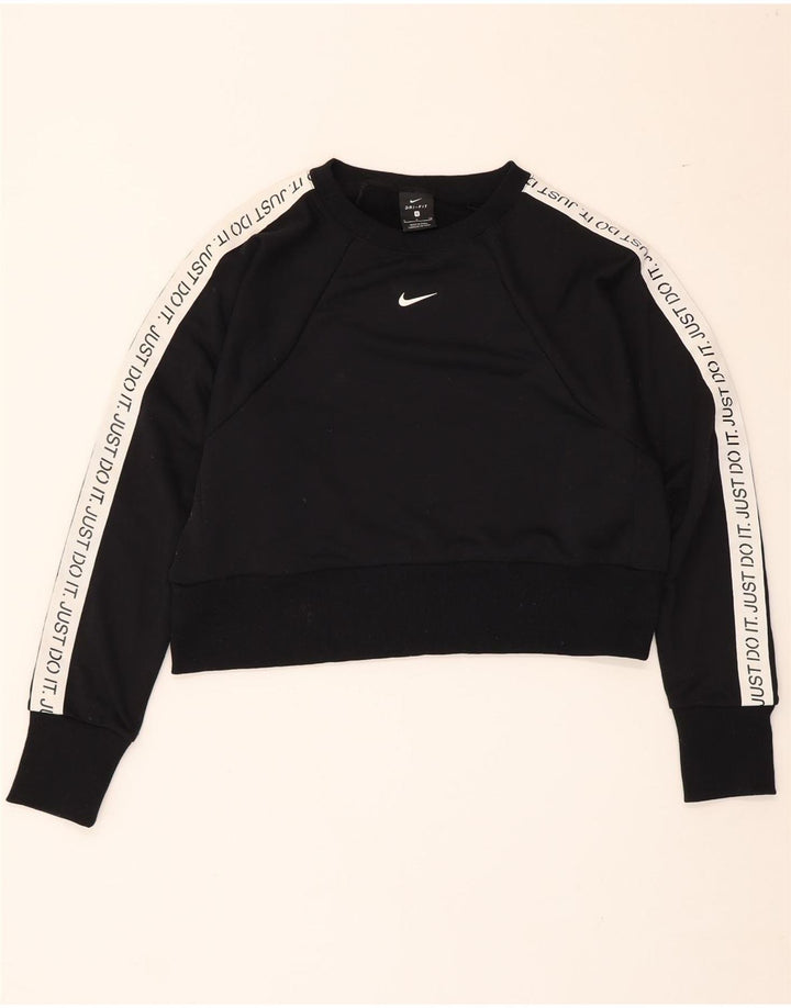 Nike ženska majica s skraćenim grafičkim motivima, UK 10, mala crna