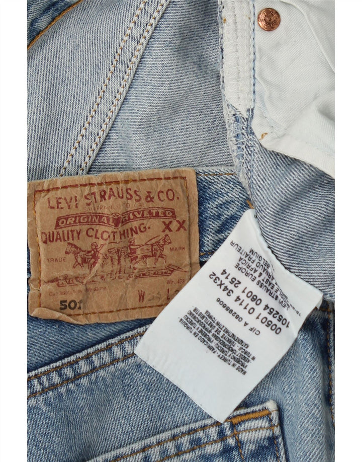 Levi's muške 501 ravne traperice W34 L32 plavi pamuk