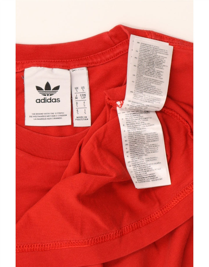 Adidas muška majica kratkih rukava mala crvena pamuk