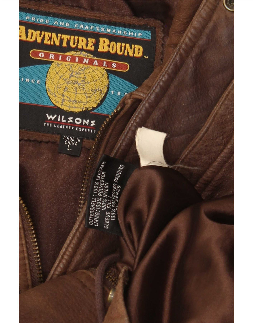 Wilsons muški kožni kaput UK 40 Large Brown
