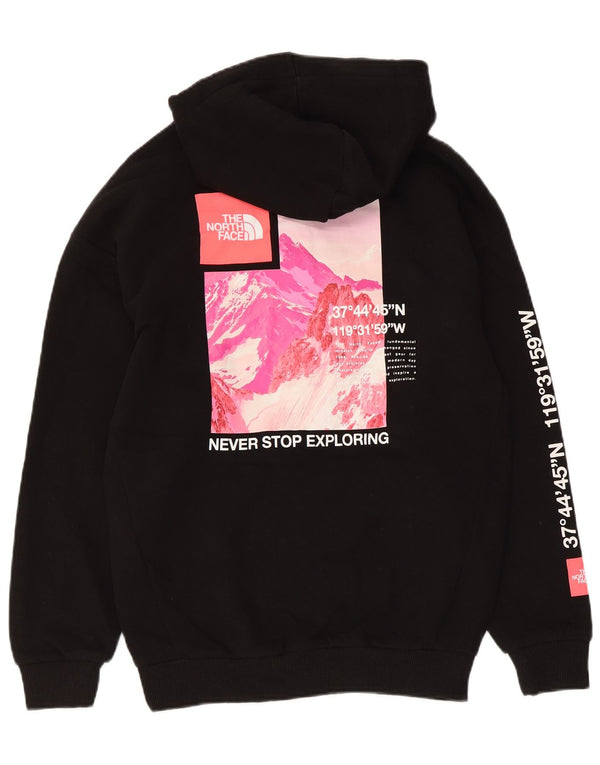 The North Face Ženska majica s kapuljačom s kapuljačom UK 10 Mali crni pamuk