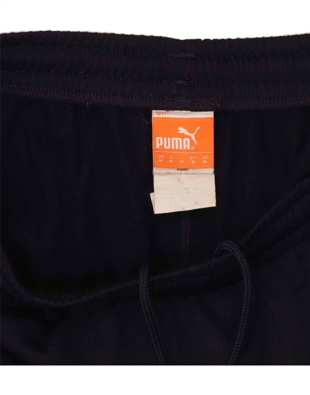 PUMA Mens Tracksuit Trousers Joggers Medium Navy Blue Polyester Vintage Puma and Second-Hand Puma from Messina Hembry 