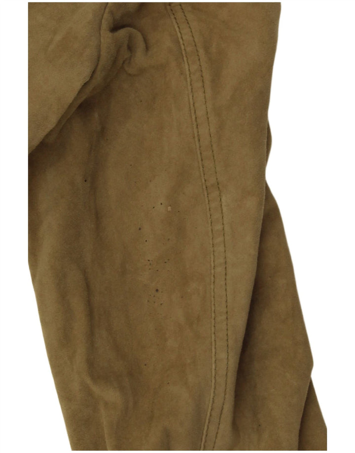 Aeronautica Militare ženska jakna od brušene kože IT 42 srednje boje kaki