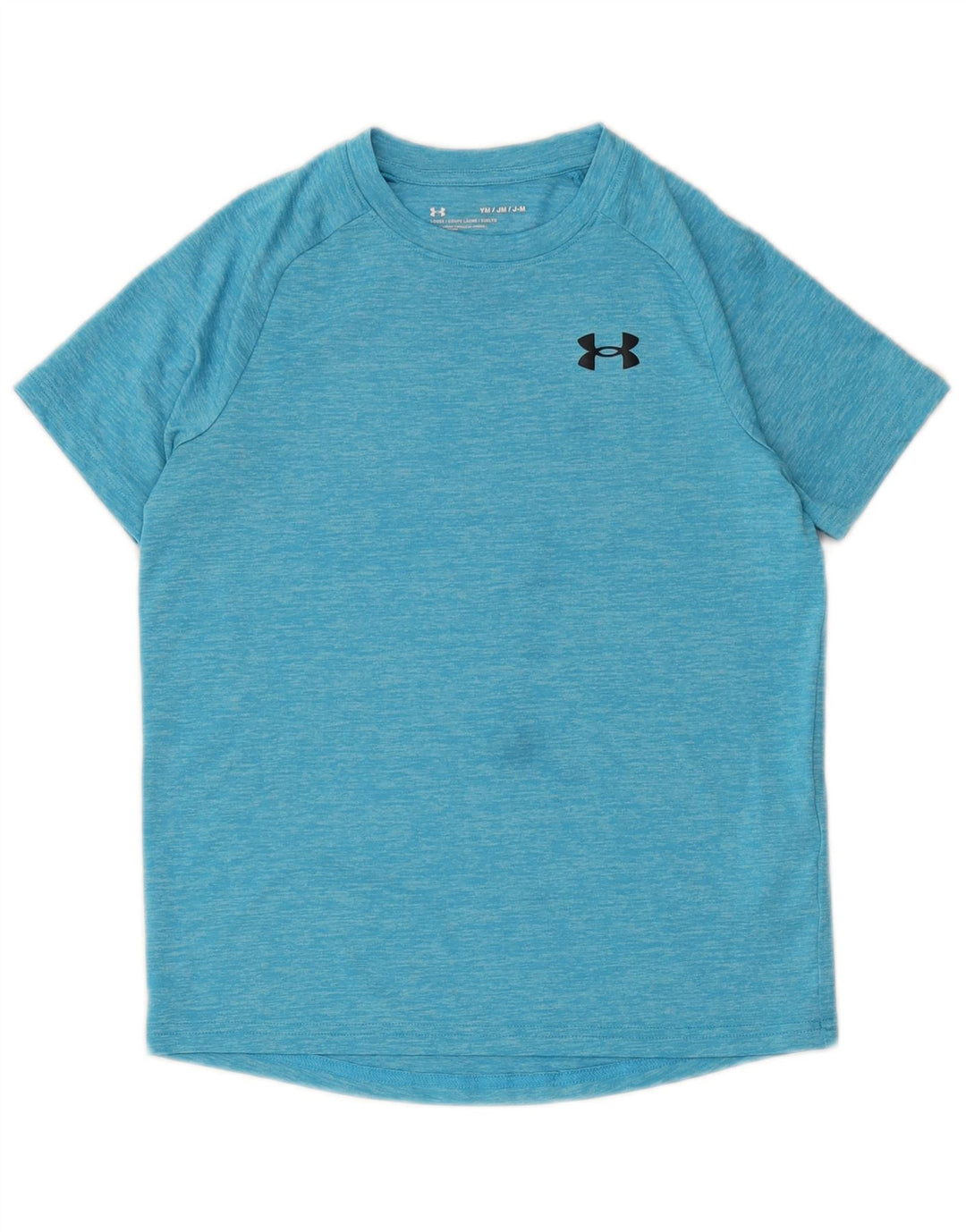 Under Armour majica kratkih rukava za dječake, 9-10 godina, srednje plavi flekasti poliester