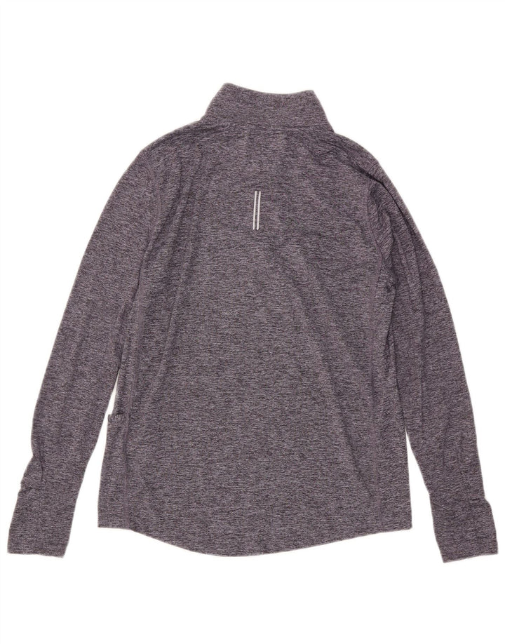 Nike Ženska Dri Fit Pulover Trenirka Top UK 10 Small Grey Flected