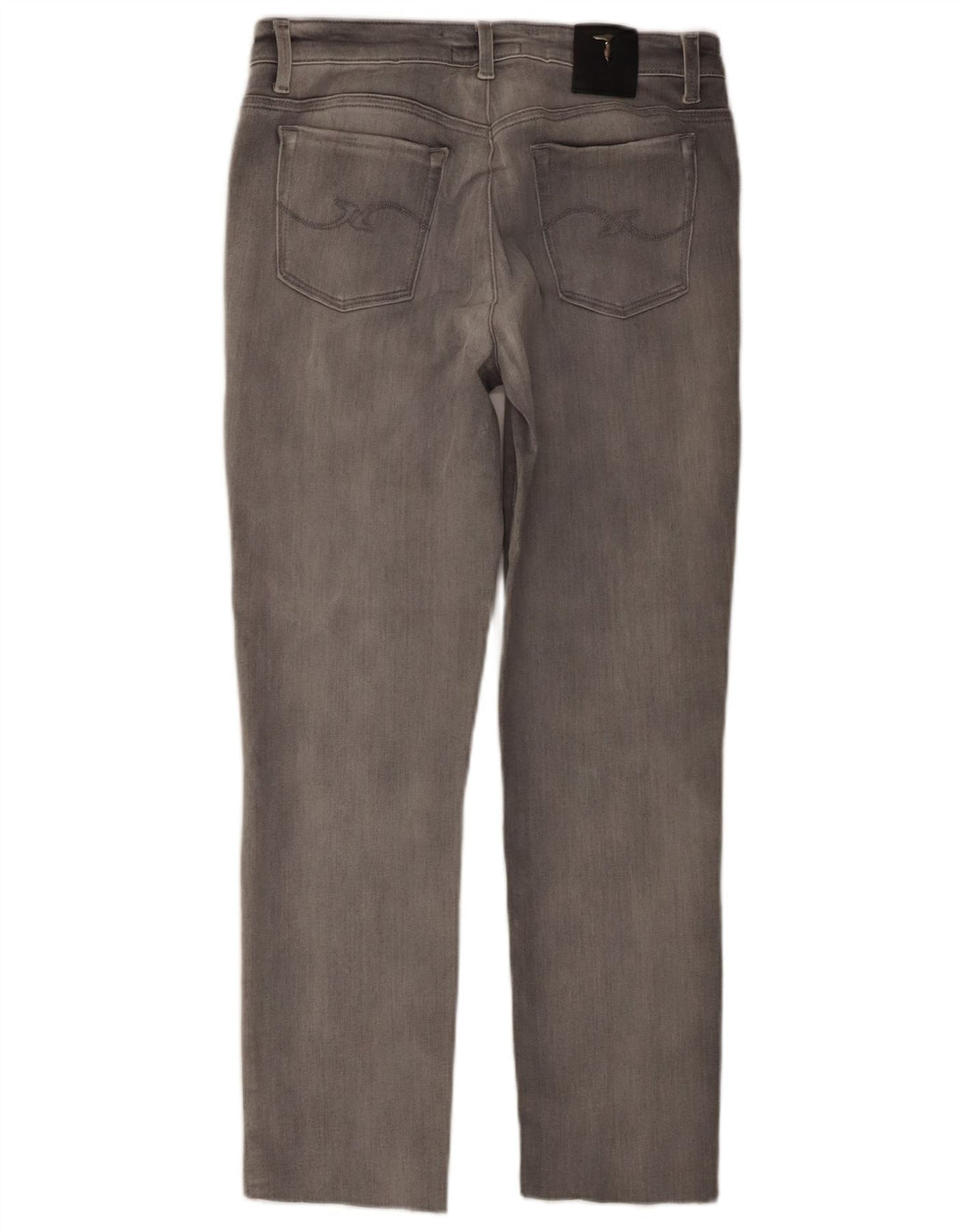 TRUSSARDI ženske ravne traperice W27 L25 sivi pamuk