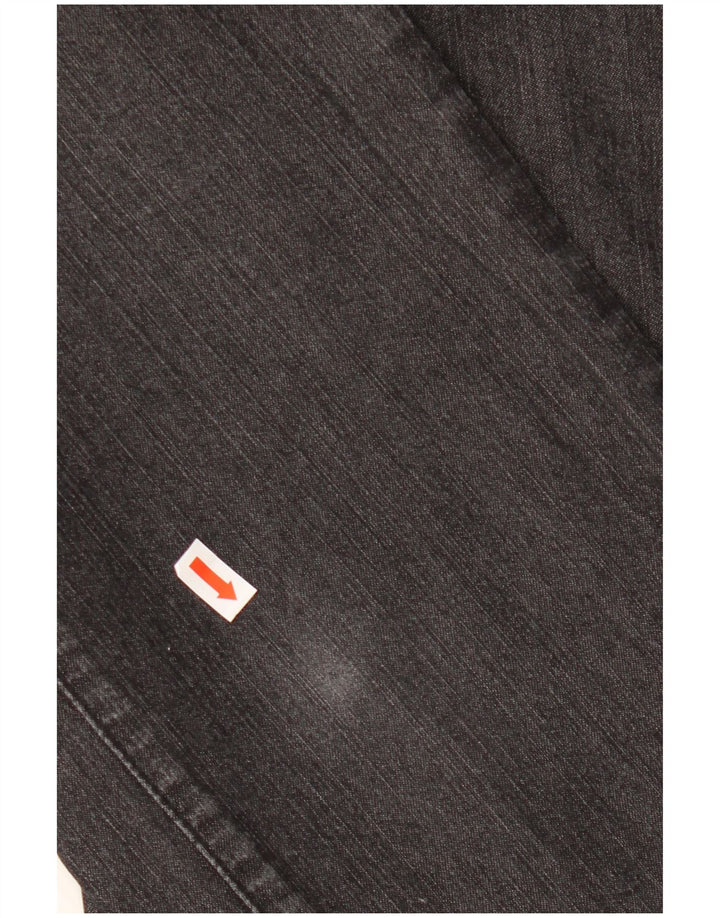 TRUSSARDI ženske ravne traperice W25 L29 crni pamuk