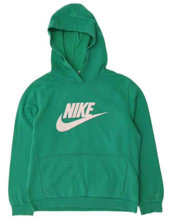 Nike Boys Graphic Hoodie Džemper 13-14 godina XL Zeleni pamuk