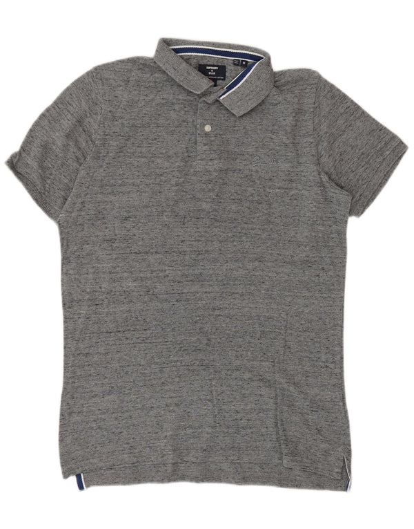 Superdry muška polo majica srednje sivi pamuk