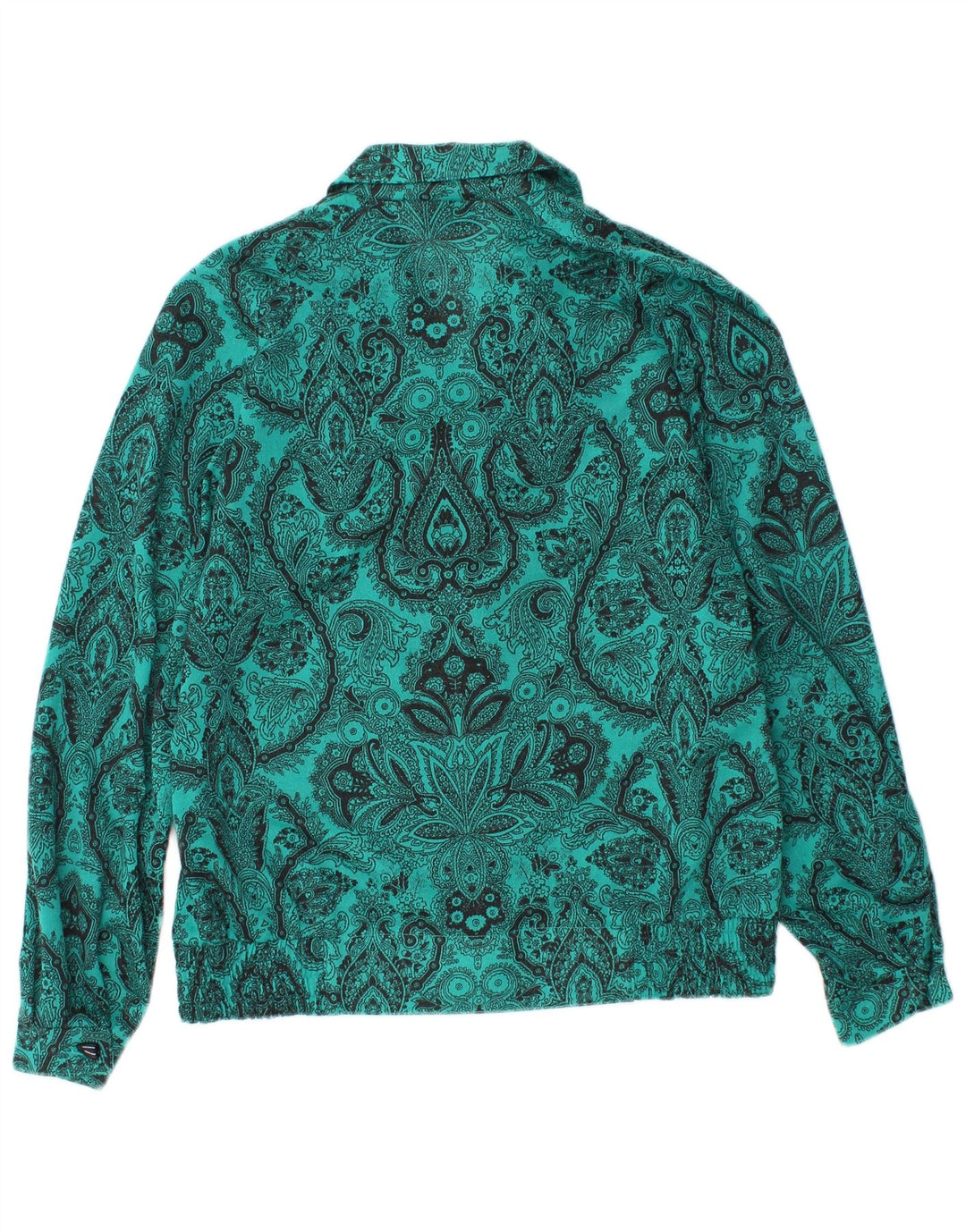 BARUCH Womens Bomber Jacket EU 38 Medium Green Paisley
