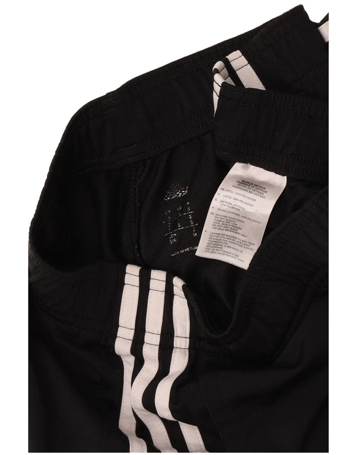 Adidas muške trenirke srednje crne poliesterske hlače