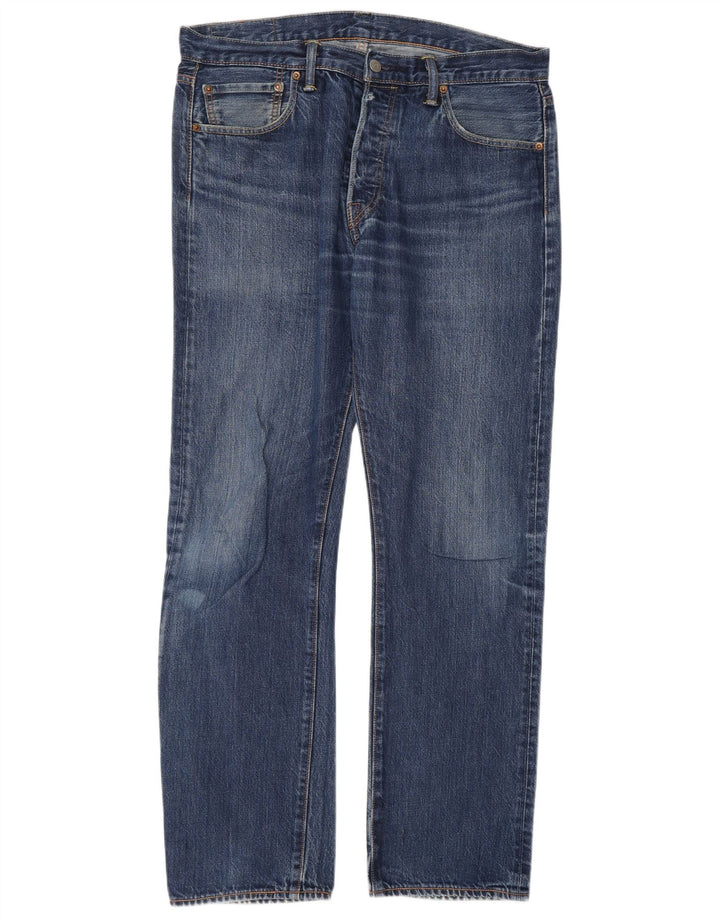 Levi's muške 501 ravne traperice W34 L32 plave