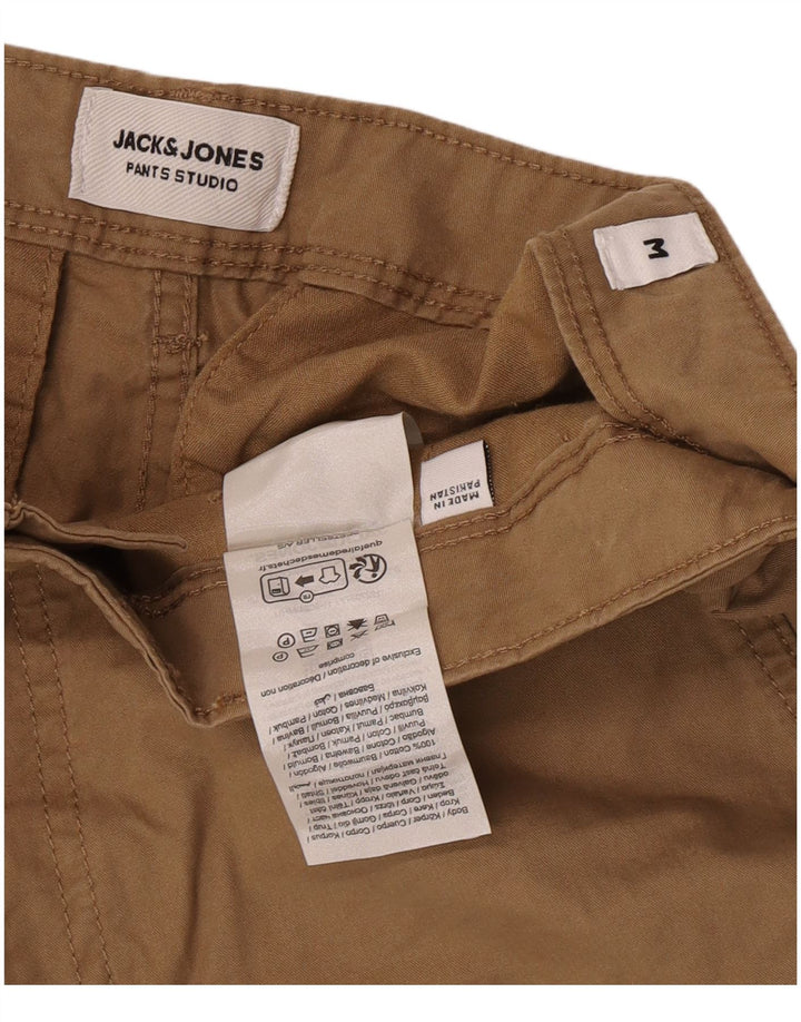 Jack & Jones muške kargo kratke hlače srednje veličine W32 bež pamuk