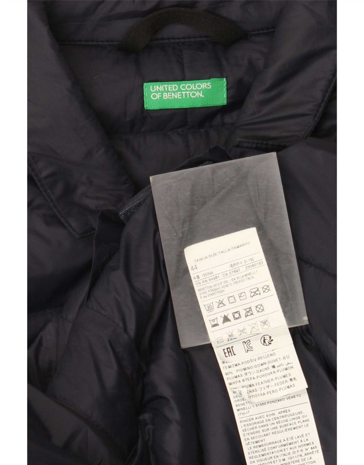 Benetton muška podstavljena jakna IT 44 XS tamnoplavi poliamid