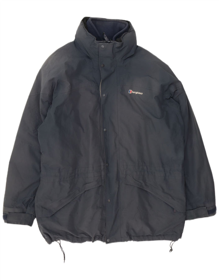 Berghaus muška jakna vjetrovka UK 42 XL tamnoplavi poliester