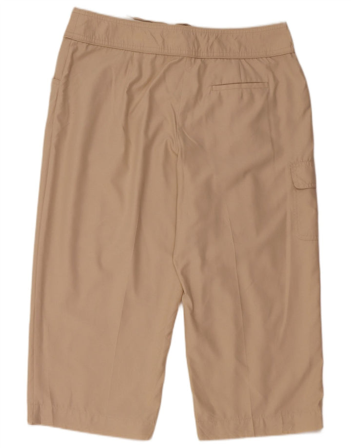 Izod ženske Capri Cargo hlače US 12 Large W34 L21 Bež poliester