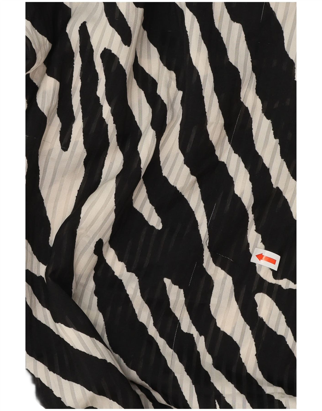 ZARA ženska haljina s dugim rukavima na omot UK 12 Srednje crni životinjski print