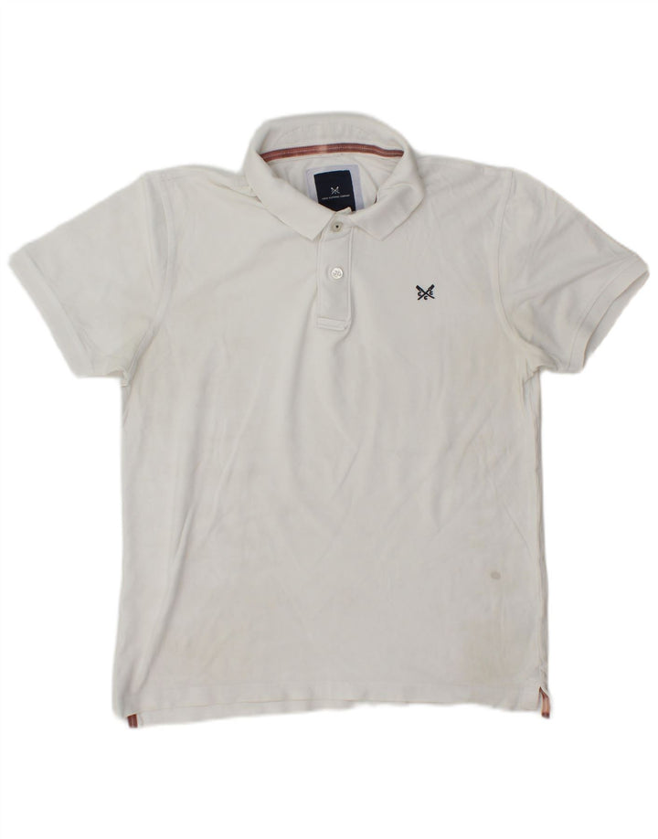 Crew Clothing Muška polo majica Srednje bijeli pamuk