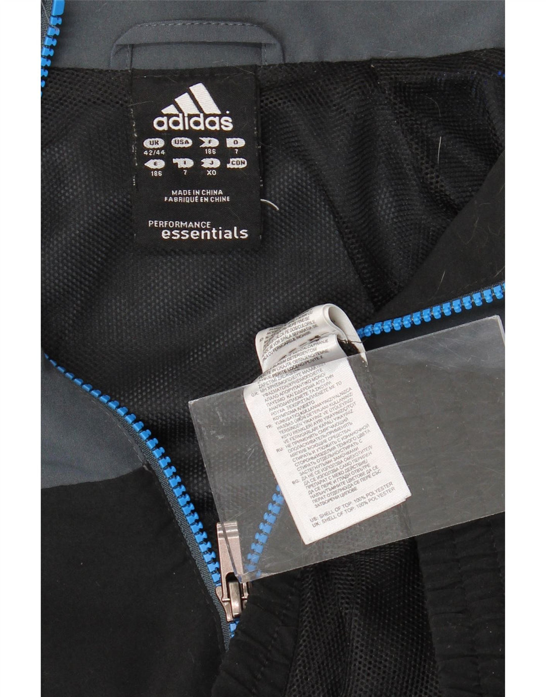 ADIDAS muška trenirka Climalite Gornja jakna UK 42/44 velika crna