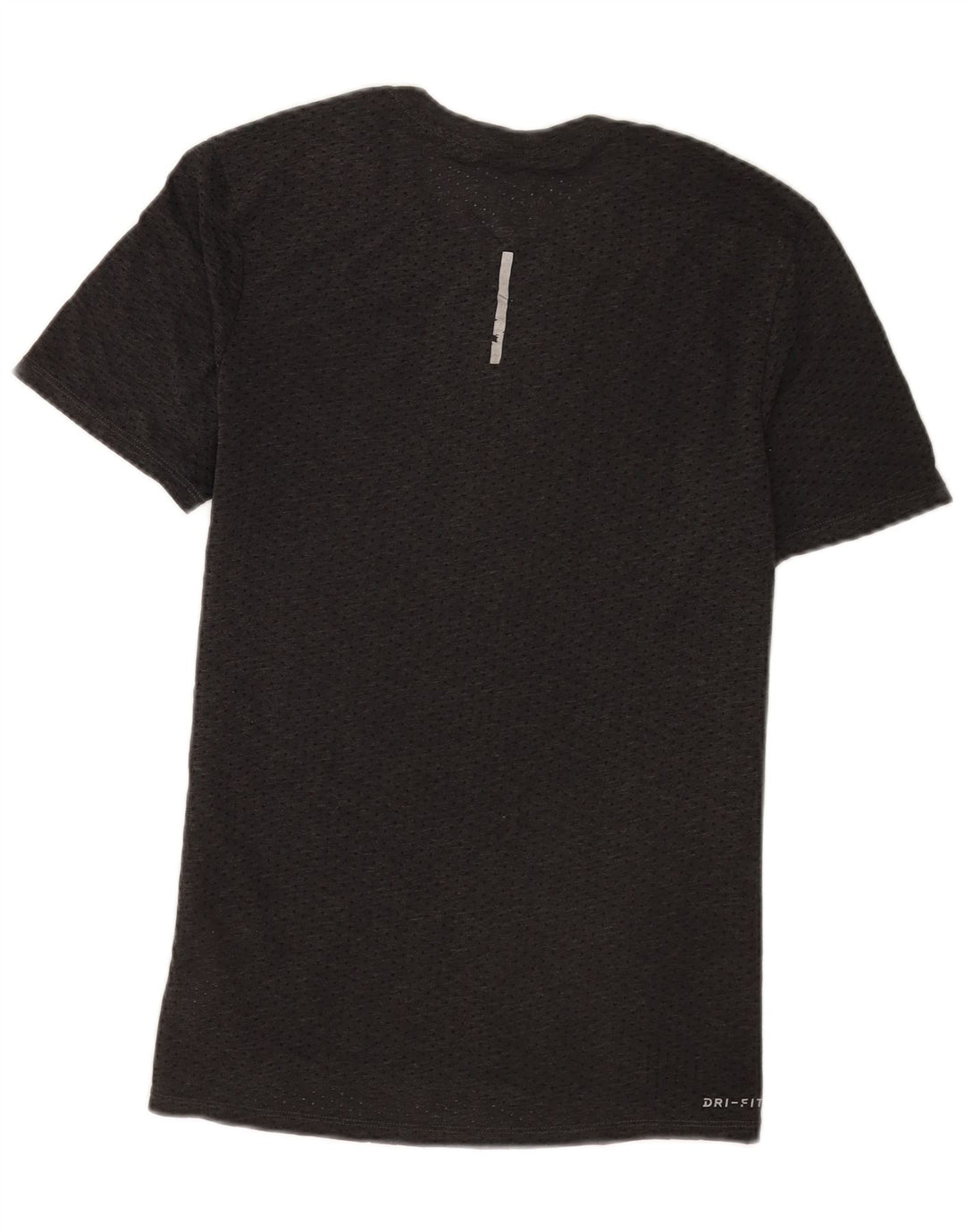 Nike Dri Fit majica kratkih rukava srednje sivi poliester