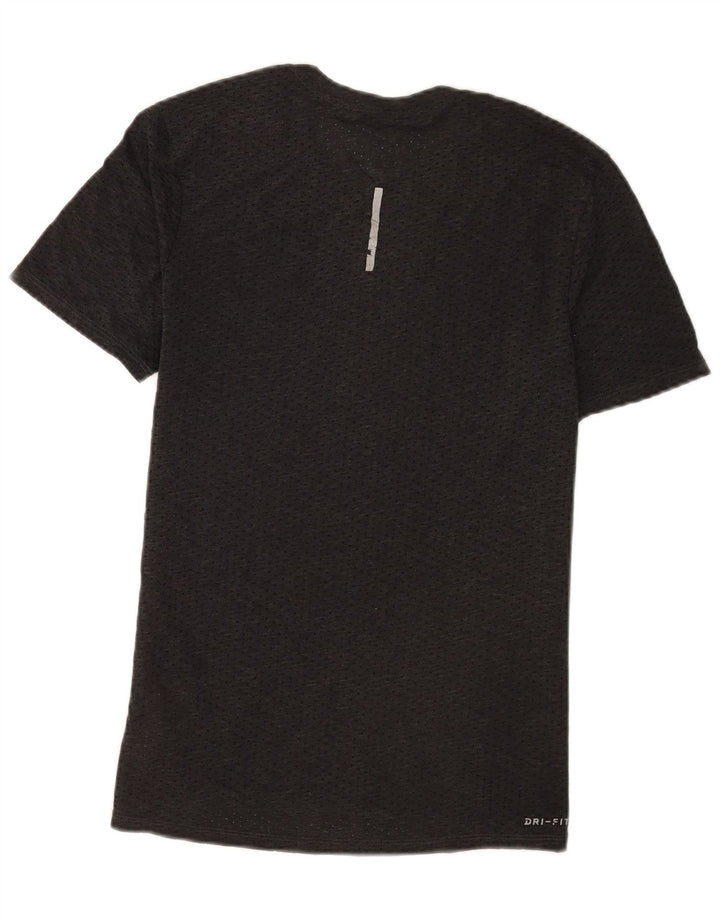 Nike Dri Fit majica kratkih rukava srednje sivi poliester