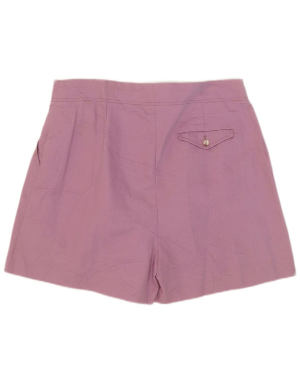 Marks & Spencer ženske kratke chino hlače visokog struka UK 16 Large W38 Lila