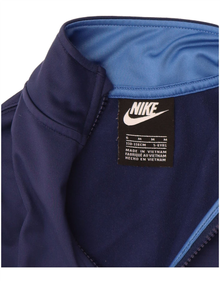 Nike Boys Trenirka Gornja jakna 5-6 godina srednje tamnoplave boje