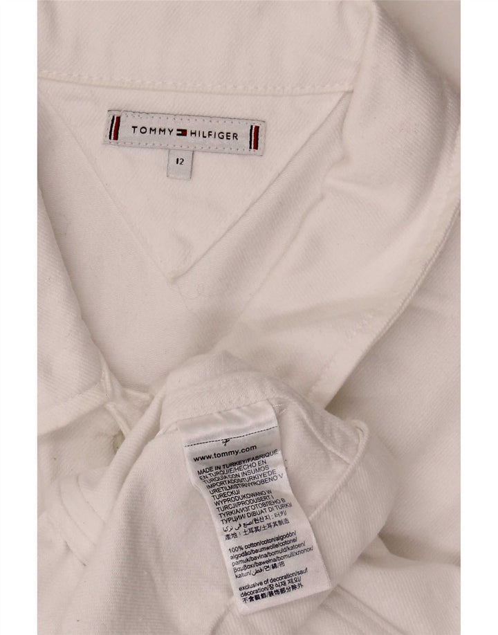 Tommy Hilfiger ženska traper jakna US 12 Large White Cotton