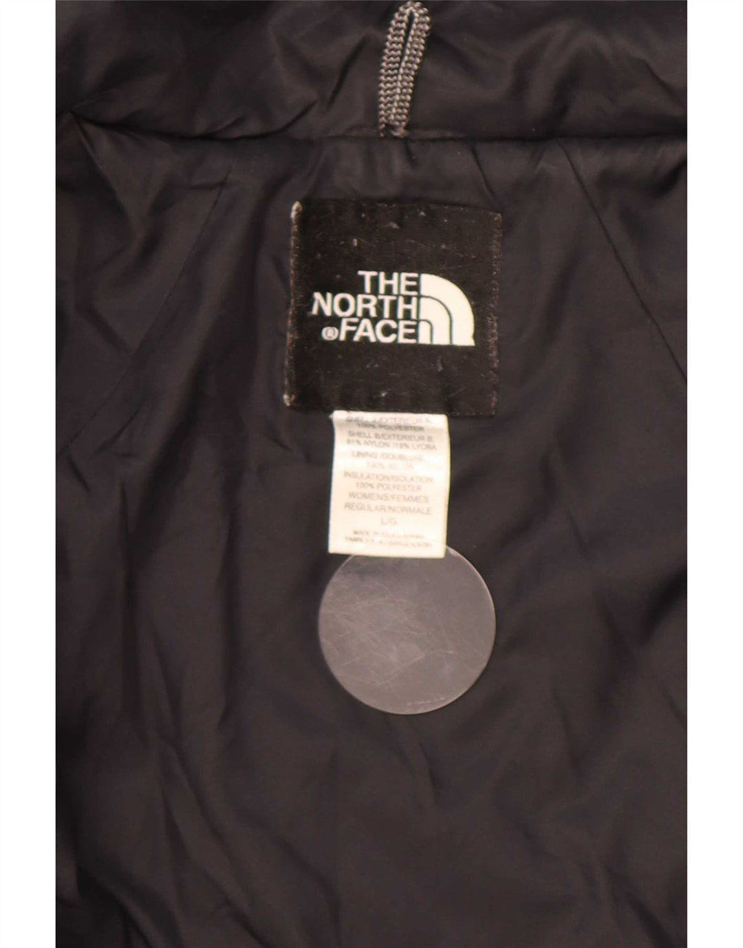 The North Face muška podstavljena jakna UK 40 veliki crni poliester