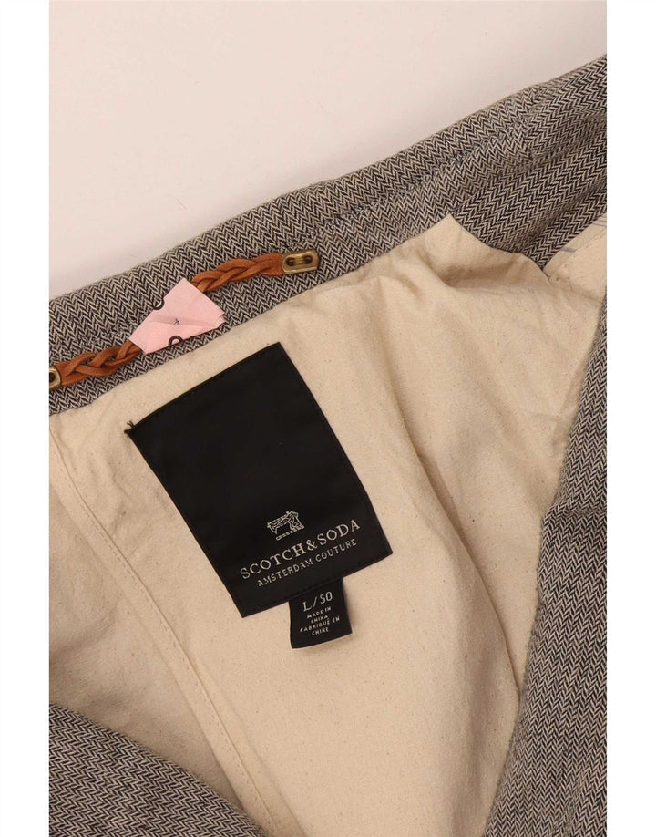 Scotch & Soda muška jakna s 2 gumba IT 50 velika siva