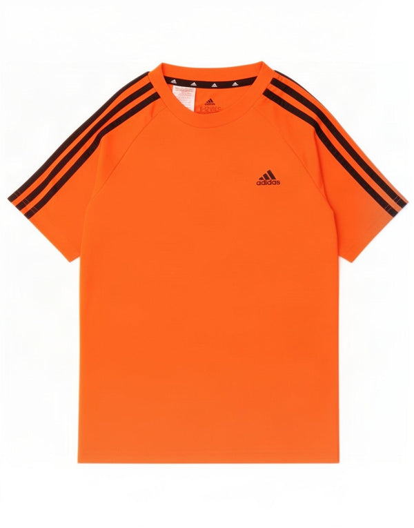 Adidas Boys Aeroready T-Shirt Top 11-12 Years Narančasta Poliester