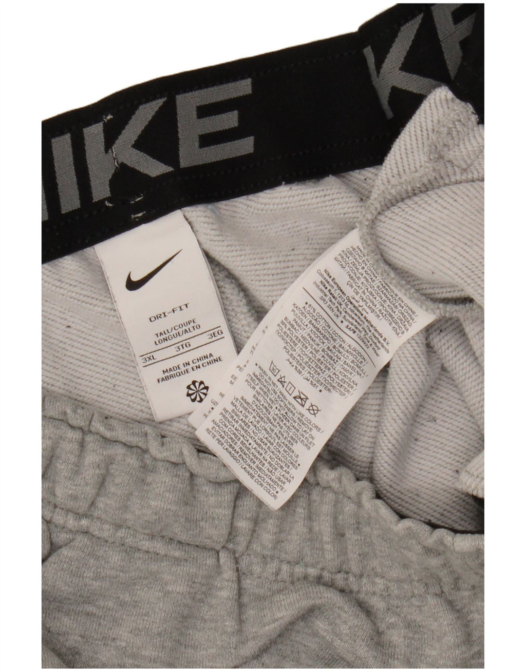 NIKE Muške Dri Fit Trenirke Hlače Joggers 3XL Sivi pamuk