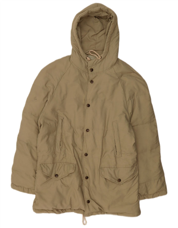 TRUSSARDI muška podstavljena jakna s kapuljačom IT 50 Large Green Polyamide