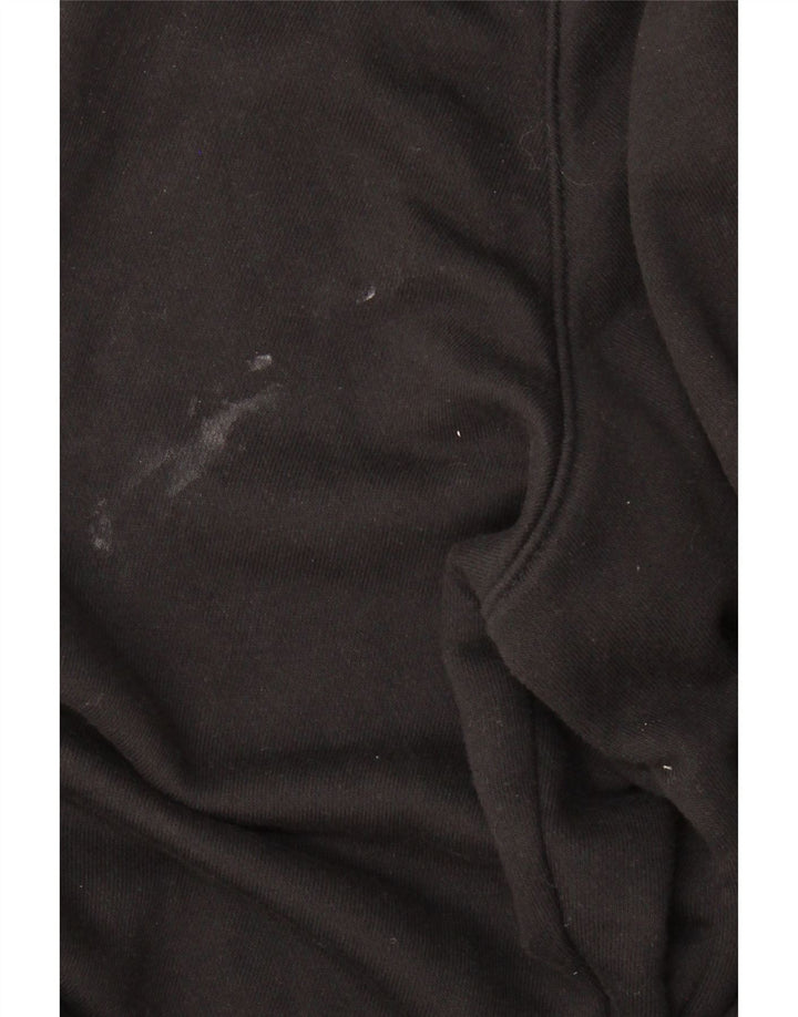 NIKE Womens Oversized Graphic Sweatshirt Jumper UK 14 Medium Black