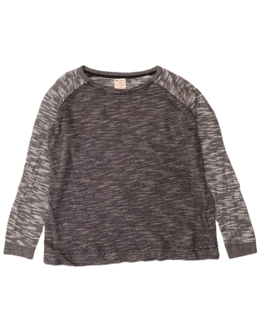 Champion ženska majica dugih rukava UK 18 XL sivi flekasti pamuk