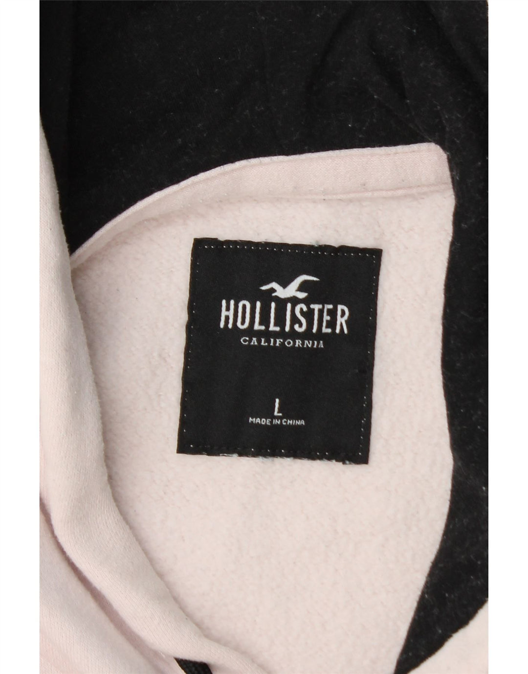 HOLLISTER Muška majica s kapuljačom s grafičkim motivima, veliki bijeli pamuk u blokovima boja