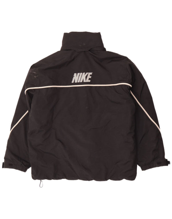 Nike muška grafička jakna s kapuljačom UK 42/44 veliki crni poliester