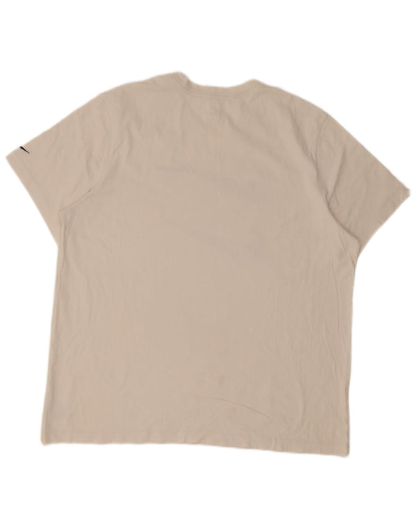 Nike Muška majica kratkih rukava Swoosh Graphic Top 2XL bijeli pamuk