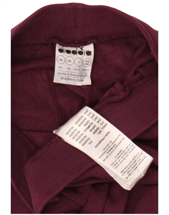 DIADORA Ženska trenirka Hlače Joggers UK 18 XL Ljubičasta kamuflažna