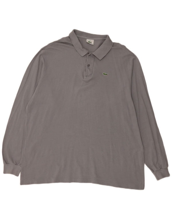 Lacoste muška polo majica dugih rukava veličina 8 3XL sivi pamuk