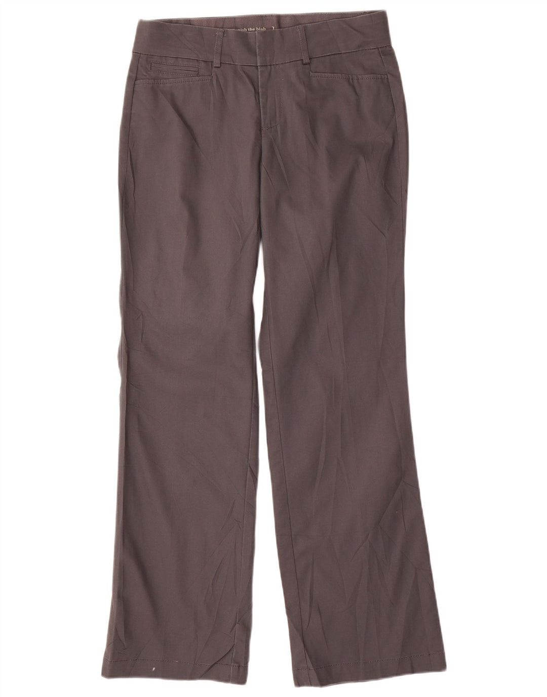DOCKERS Ženske ravne ležerne hlače US 4 male W30 L30 sivi poliester
