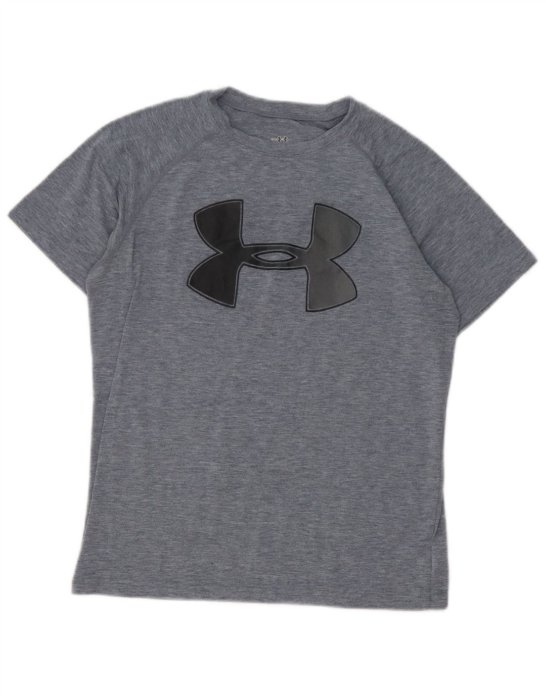 Under Armour majica kratkih rukava s grafičkim motivima za dječake 9-10 godina, srednje siva s pjegama