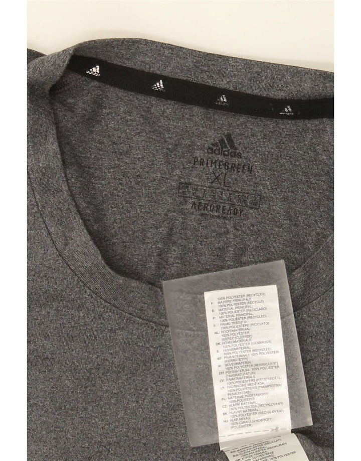 Adidas muška Aeroready majica kratkih rukava XL sivi poliester