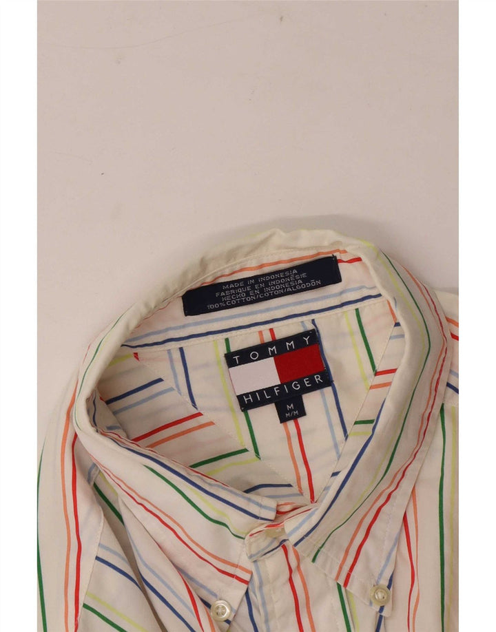 Tommy Hilfiger muška košulja kratkih rukava standardnog kroja srednje bijele pruge