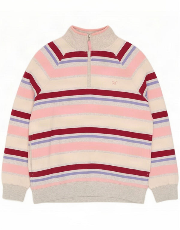 Crew Clothing Ženska majica s kratkim rukavima UK 14 Velike raznobojne pruge