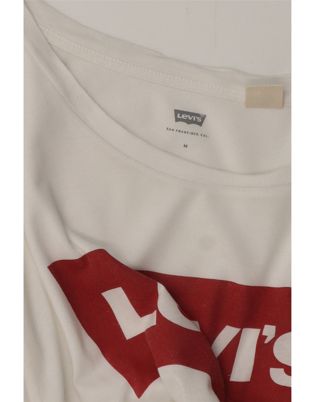 LEVI'S Ženska majica kratkih rukava s grafičkim motivima UK 12 Srednje bijela