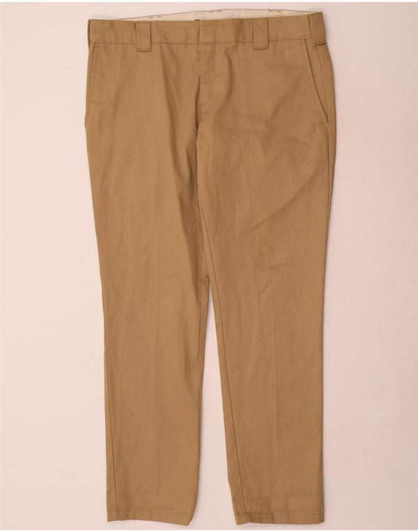 Dickies muške uske chino hlače W36 L32 bež poliester
