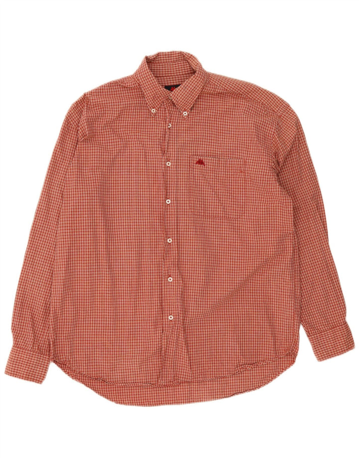 Kappa muška košulja Large Red Gingham pamuk