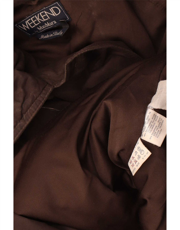 Max Mara ženska velika parka jakna s kapuljačom UK 8 Mala smeđa