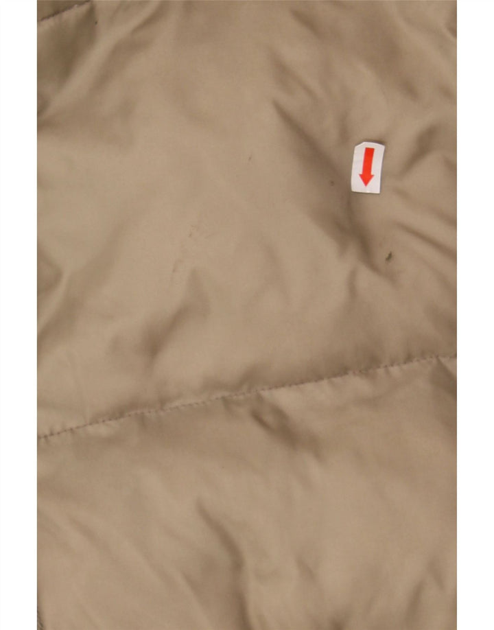 KAPPA Mens Padded Jacket UK 38 Medium Beige Polyamide